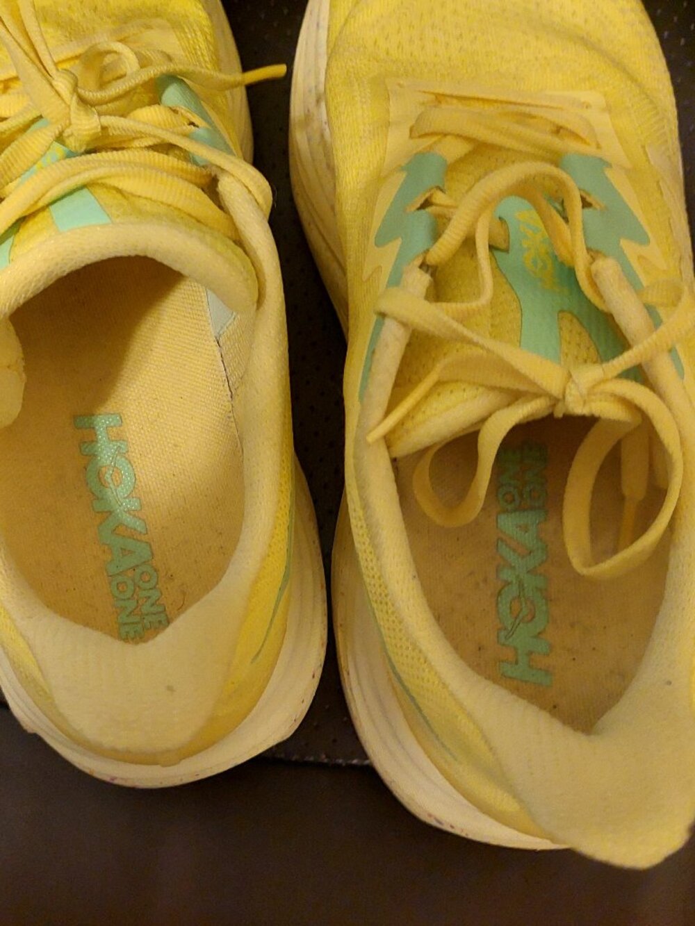 Hoka Skyward X Shoes - Lemonade Sunlight GUC Women's 9 - Picture 6 of 7